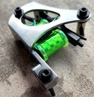 Steel Jensen Color Packer Tattoo Machine Candy Lime Green Prism Handmade 120 Cps