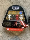 Lot Of 2 Star Wars Pez Sets With Metal Tins 10  X 9   1  New  1  Pre Owned