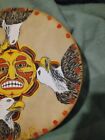   awesome Old  Native American  Rawhide Hand  Drum Shaman  Museum Quality   