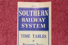 1937 Southern Railway System Virginia Railroad Passenger Train Timetable Sou Ry