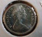 1965 Canada Proof Cameo Silver Dime 10 Cents N-77