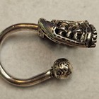 Vintage Sterling Silver Baseball Mitt Key Ring Keychain Screw Ball Mex925 22 5g