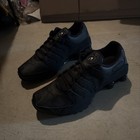 Nike Shox Nz Triple Black Sneakers 378341-001 Mens Size Brand New