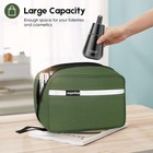 Travel Toiletry Bag For Women   Men Waterproof Dopp Kit With Hook Army Green