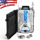 Portable Dental Unit With Air Compressor With Led Curing Light Scaler 4 Hole