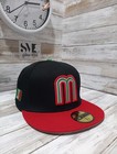 New Era 59fifty Fitted Baseball Cap Black Color Mexico Logo Size 7 1 2 