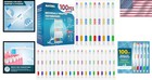 100 Count Disposable Toothbrush Set  Individually Wrapped Travel Oral Care