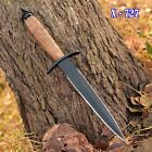 Vintage Ww2 Double-edged V42 Us Military Stacked Wood Stiletto Dagger Knife