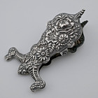 Rare Sterling Silver S Kirk   Son Repousse Desk Clip Paper Holder