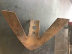 Vintage Antique Rustic Southern 9 1 2  Cultivator Plow Point Sweep
