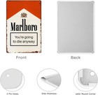 Vintage Metal Tin Sign Marlboro You re Going To Die Anyway Retro 8x12
