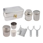 Extra Rare Collectors Camping Coffee Kit  Vintage Espresso Maker Set Rv Travel