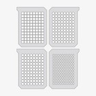 Mini Geo Patterns - Reusable Airbrush Stencil Template