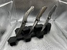 3 Knife Display Stand rack  white 