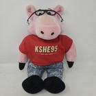 Vintage Kshe-95 Sweet Meat Pig Plush Mascot Promo Real Rock Radio Rare 20  Tall