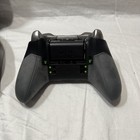 Microsoft Xbox One Elite Series 1 Controller Black  Used Missing Battery Cover