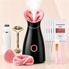 Nano Ionic Facial Steamer Spa Kit - Deep Pore Cleaning  Hydration   17 Tools