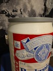 Budweiser Beer Can Cooler 1990   s Retro Kooler Kraft Vintage 21    H X 12  W