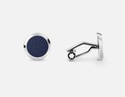 Montblanc Cufflinks Stainless Steel Blue Starry Sky Design No Packaging Box