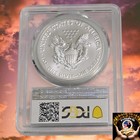 2018 W  1 Burnished American Silver Eagle Pcgs Sp70  Highest Grade Coin 