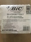 Bic Classic Regular Sized Lighters 50 Count Pack In Tray Buy 6 Discounted Price