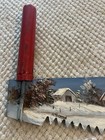 4 Foot Hand Painted 2 Man 2 Handle Crosscut Saw Signed By Artist The Seasons