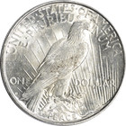 1922 D Us Peace Silver Dollar  1 - Au