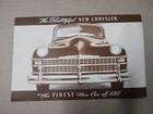 Original 1946 Chrysler Folding Brochure For Town   Country  Royal And Windsor