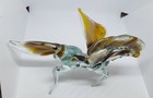 Murano Glass Pegasus Hand Blown Art Glass Winged Horse Sculpture 5 By 7 75 Inch