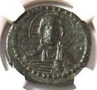 C  Ad 1065 - 1071 Byzantine Empire Jesus   Mother Mary Follis Coin Ngc Choice Vf