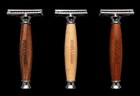 Men s Lodge Double Edge Safety Razor  Wood Handle  Stainless Steel  Face