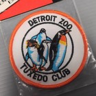 Detroit Zoo Tuxedo Club Penguins Embroidered Jacket Vest Patch New Old Stock