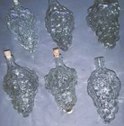 Great Lot  10  Vintage  Made In France  Grape Cluster  Wine Bottles Or Decanters