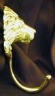 Lion J Hook  Robe Hook  Coat Hook  Leash Hook Bronze