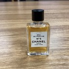 Vintage Chanel No 5 Eau De Parfum Mini Splash  13oz 4ml Perfume Women   s Nos