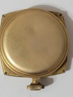 Elgin 8 Day Wind-up Vehicle Clock Insert W  Knob  Square Gold Tone Case