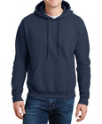 New Men s Gildan Pullover Fleece Dry Blend Hoodie Hooded  Sweatshirt Navy Xl