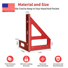 3d Multi-angle Measuring Ruler high Precision 45 90 Degree Aluminum Alloy Woodwo