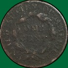 1818 Coronet Head Large Cent Very Good Vg Coin  Corrosion  37333