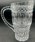 American Brilliant Cut Glass Pitcher 8 1 2 