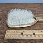 Vtg Gold Tone Hair Brush Hollywood Regency Ornate Removable Bristles 9 5 