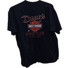 Harley-davidson Motorcycle Blk Deeley s  whistler Canada Short-sleeve T-shirt Xl
