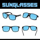 Mirrored Polarized Sunglasses Outdoor Sport Sunglasses - Unisex