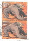 2008 Australia Large Extinct Animals  megalania  Souvenir Sheet   pc261 