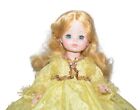 Vintage Madame Alexander Doll Sleeping Beauty Yellow Dress 13  Stand  1595