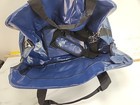 Schlumberger Offshore Oil Rig Worker Blue Duffle Tool Tuff Bag Heavy Vinyl D13