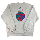 Vtg 90s Lotus Notes Vip Sweatshirt Ibm Software Microsoft Tech Pullover Gray L