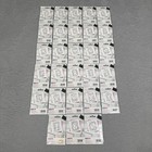 Crafters Companion Floral Alphabet Clear Acrylic Stamp Set Complete A-z Plus Nip