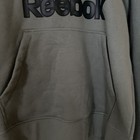 Reebok Men   s Delta Logo Fleece Hoodie Sweat-shirt Sz M Green Chest 42 Length 46