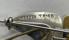 Unique Vintage Taxco Mexico Sterling Silver Mixed Metals Abstract Pin